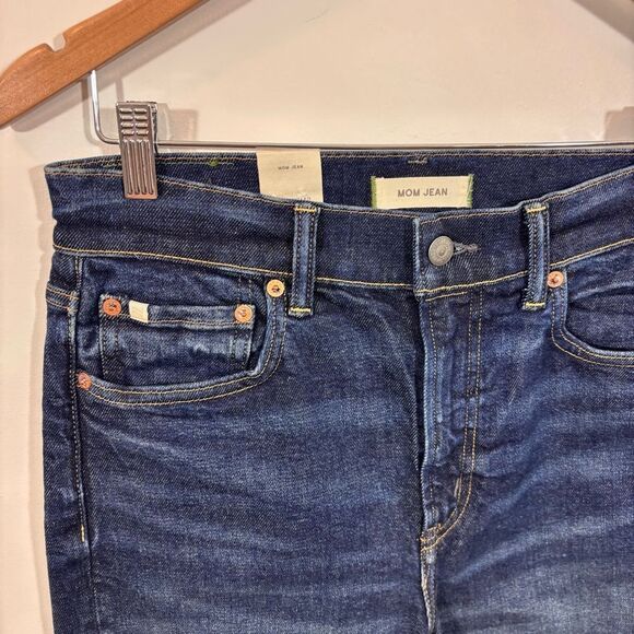 AE77 American Eagle Mom Jeans NEW with tags Size 10 Dark Wash - Picture 4 of 16